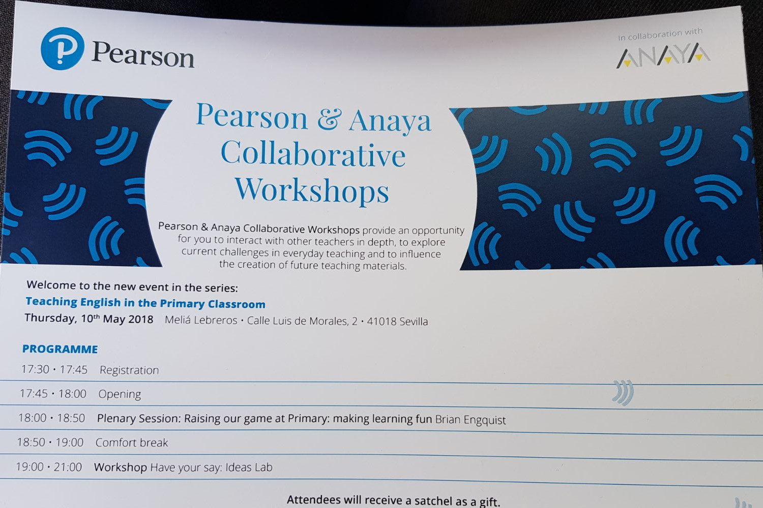 Pearson & Anaya - Collaborative Workshop